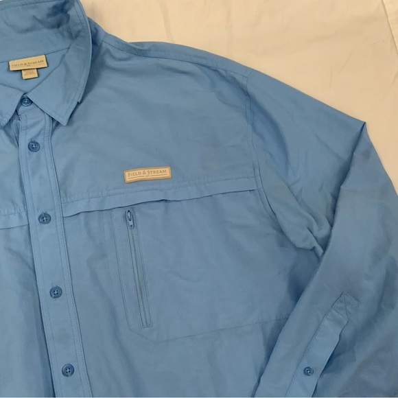 Field & Stream Shirt XXL
Blue
Fishing
Vented
2 Pockets
Roll Tab Sleeve - Picture 5 of 14